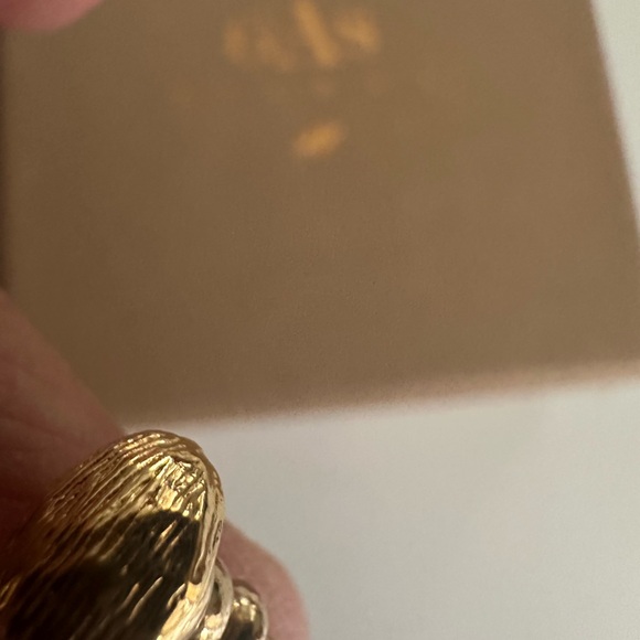 Chic Gold and Multicolor Dangle Earrings - Picture 3 of 9